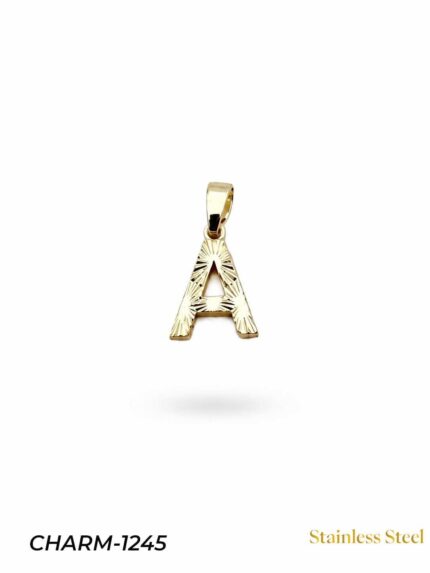 14K Jeweler Model Letter Necklace (A) // CHARM-1245