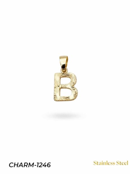 14K Jeweler Model Letter Necklace (B) // CHARM-1246