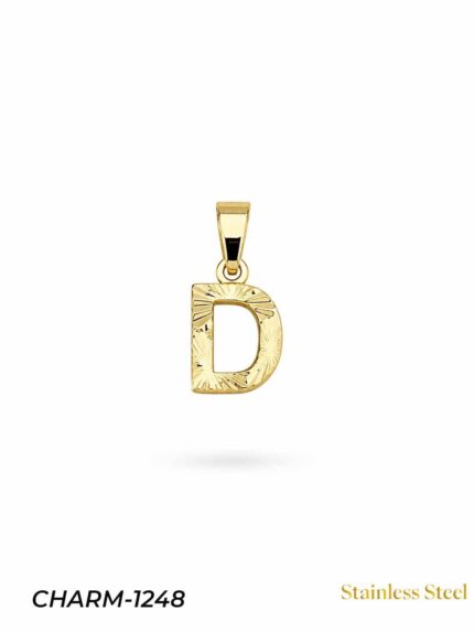 14K Jeweler Model Letter Necklace (D) // CHARM-1248