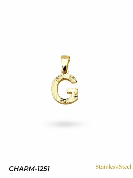 14K Jeweler Model Letter Necklace (G) // CHARM-1251