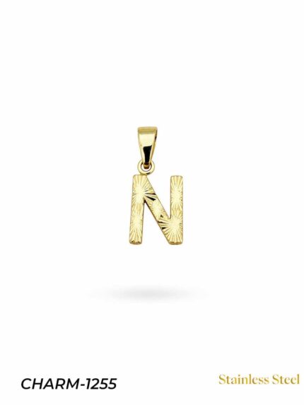 14K Jeweler Model Letter Necklace (N) // CHARM-1255