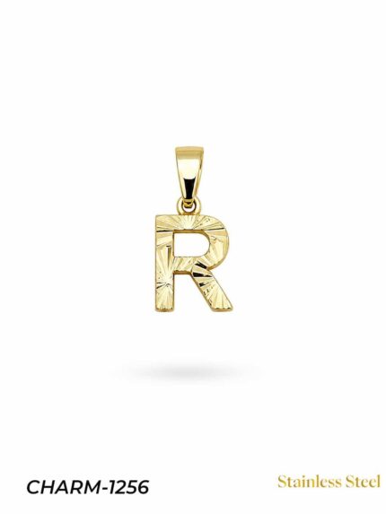 14K Jeweler Model Letter Necklace (R) // CHARM-1256