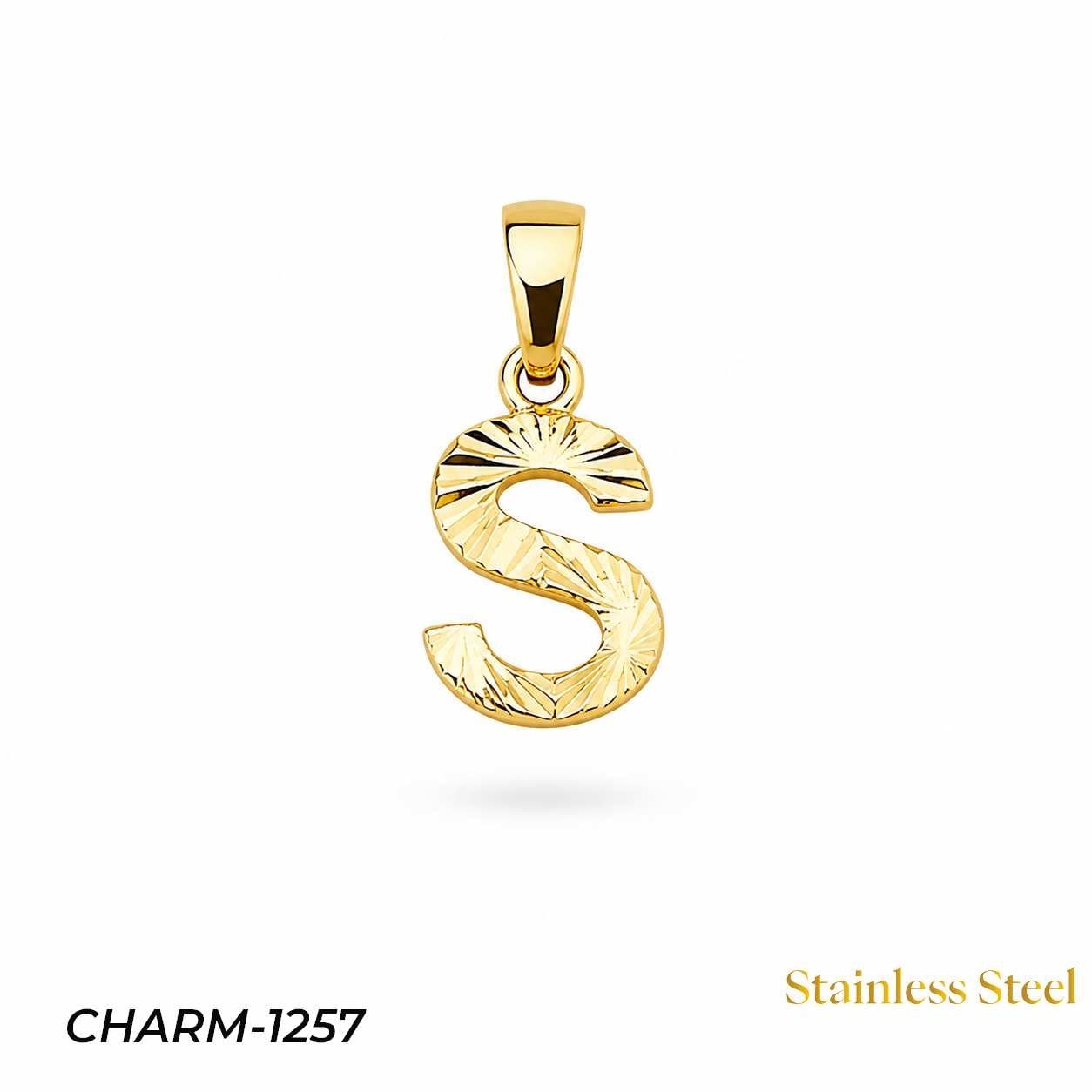CHARM-1257_1785582650.jpg 14K Jeweler Model Letter Necklace (S) // CHARM-1257