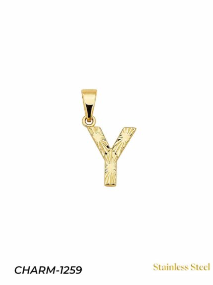 14K Jeweler Model Letter Necklace (Y) // CHARM-1259