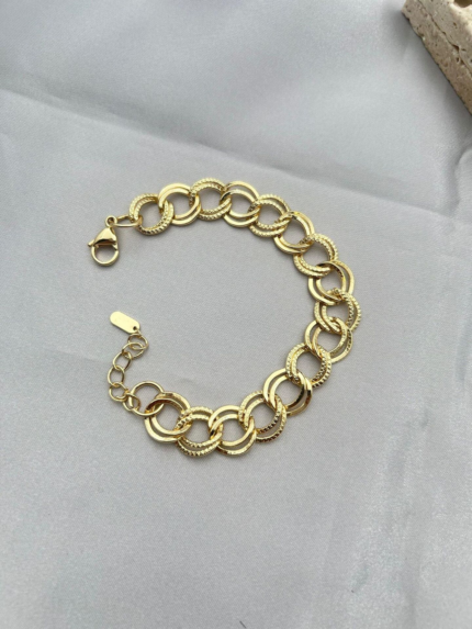 Steel 14K Milky Way Bracelet (THICK) // BILEK-1738