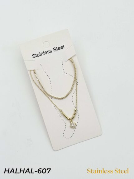 Steel Anklet // HALHAL-607