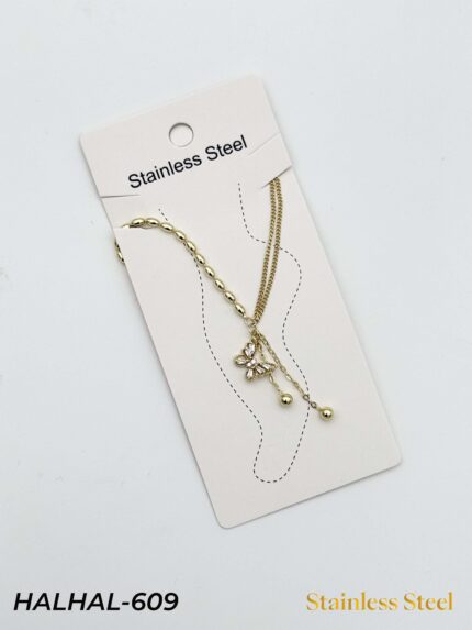 Steel Anklet // HALHAL-609