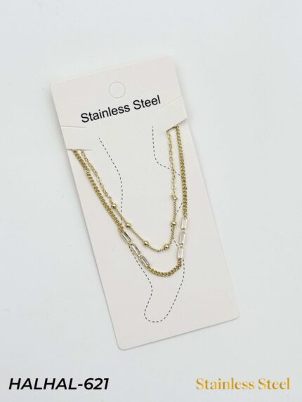 Steel Anklet // HALHAL-621