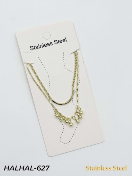 Steel Anklet // HALHAL-627