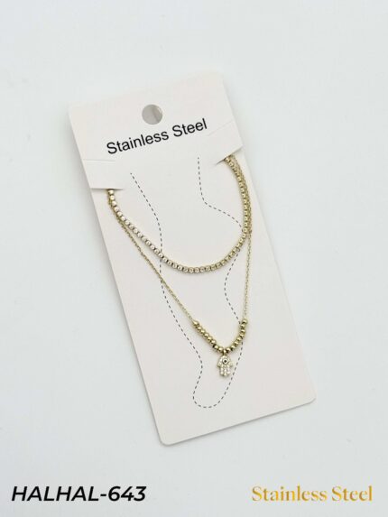 Steel Anklet // HALHAL-643