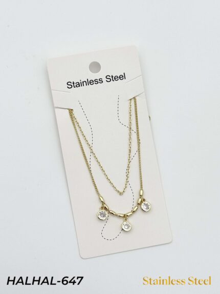 Steel Anklet // HALHAL-647