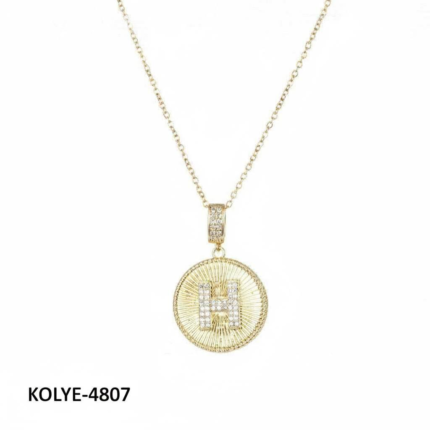 Steel Letter Necklace 45 cm (H) // KOLYE-4807