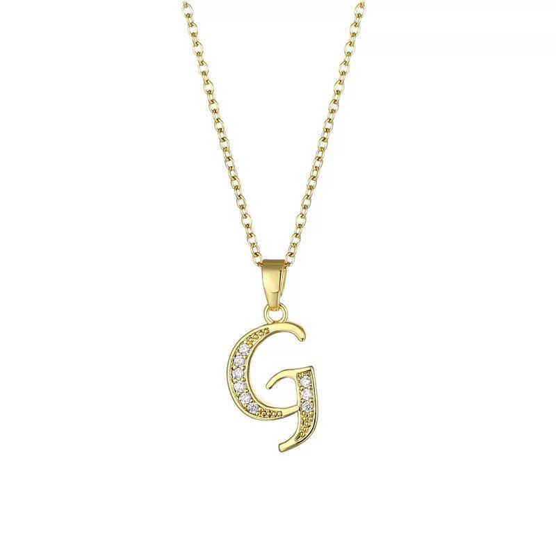 KOLYE-6628_1785583150.jpg Steel Letter Necklace 45cm // KOLYE-6628