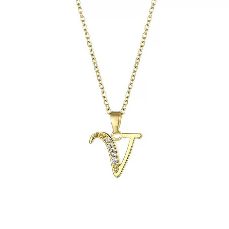 KOLYE-6640_1785583182.jpg Steel Letter Necklace 45cm // KOLYE-6640