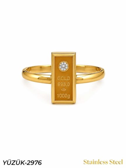 Steel Bullion Ring (Adjustable) // YUZUK-2976