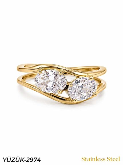 Steel Marquise Ring (Adjustable) // YUZUK-2974