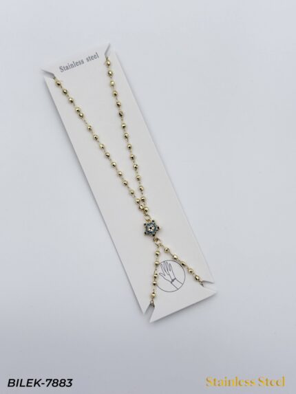 Shahmaran with Steel Evil Eye Bead // BILEK-7883