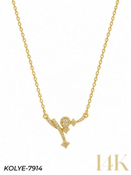 14K Necklace, 45 cm // Necklace-7914