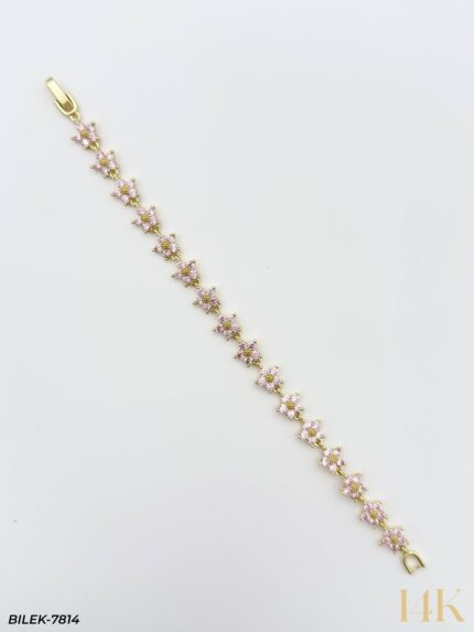 14K Jewelry-Style ID Tag Bracelet // BILEK-7814