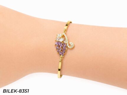14K Swar Swan Bracelet // WRIST-8351