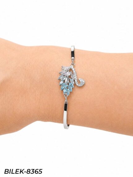 14K Swar Swan Bracelet // WRIST-8365