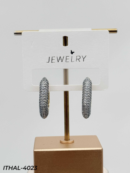 14K Zircon Earrings // ITHAL-4023