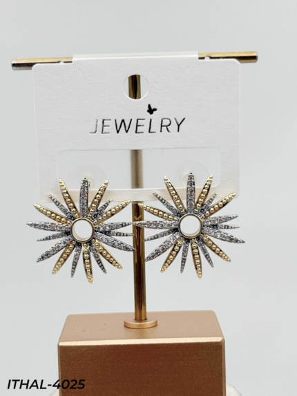 14K Zircon Earrings // ITHAL-4025
