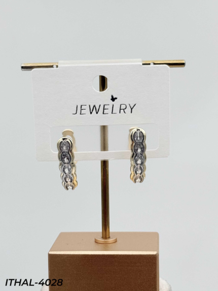 14K Zircon Earrings // ITHAL-4028