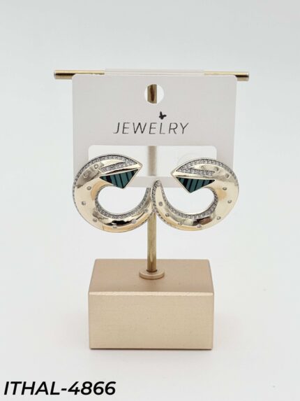 14K Zircon Earrings // ITHAL-4866