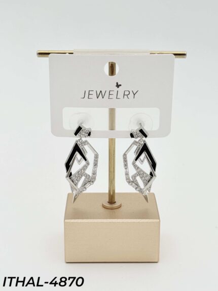 14K Zircon Earrings // ITHAL-4870