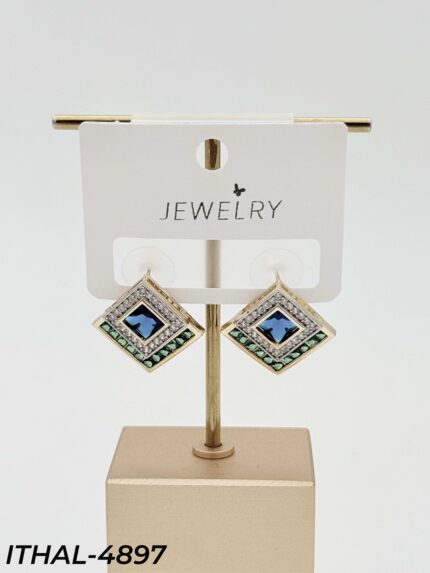 14K Zircon Earrings // ITHAL-4897