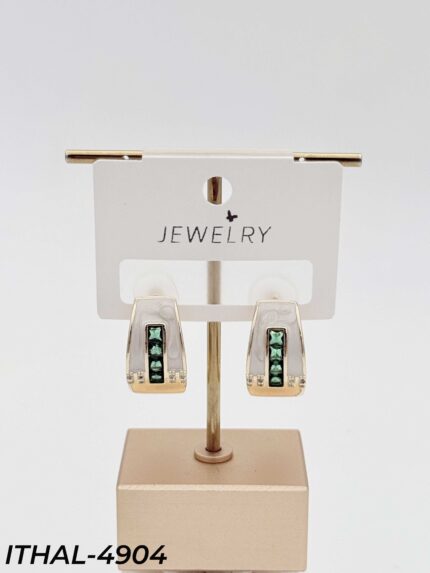 14K Zircon Earrings // ITHAL-4904