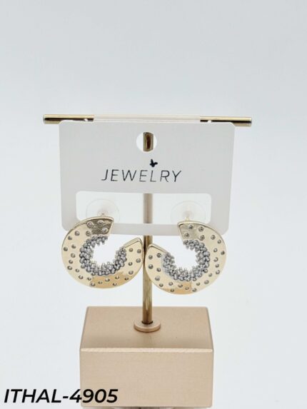 14K Zircon Earrings // ITHAL-4905