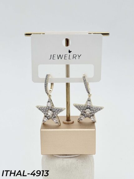 14K Zircon Earrings // ITHAL-4913