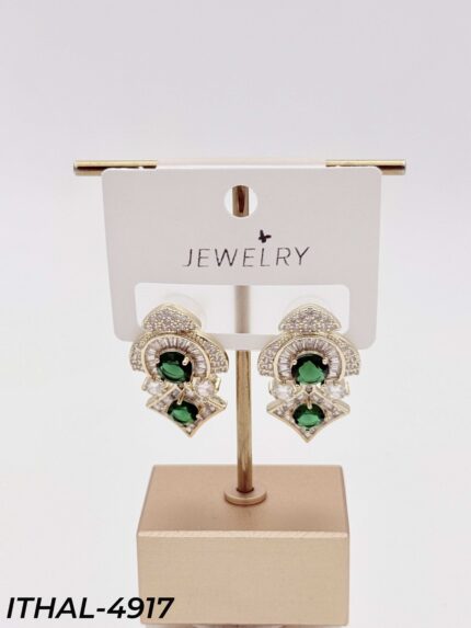 14K Zircon Earrings // ITHAL-4917