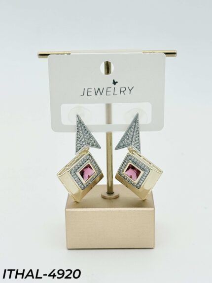 14K Zircon Earrings // ITHAL-4920