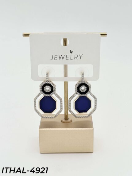 14K Zircon Earrings // ITHAL-4921