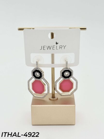 14K Zircon Earrings // ITHAL-4922