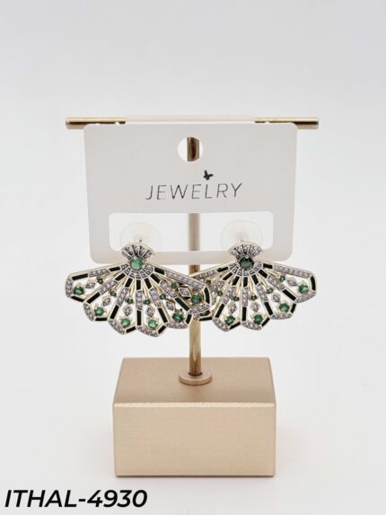 14K Zircon Earrings // ITHAL-4930