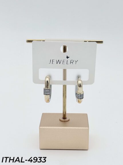 14K Zircon Earrings // ITHAL-4933