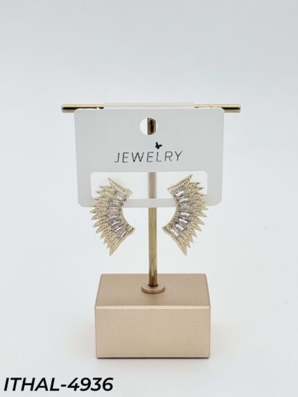 14K Zircon Earrings // ITHAL-4936