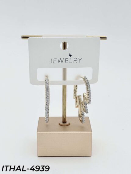 14K Zircon Earrings // ITHAL-4939