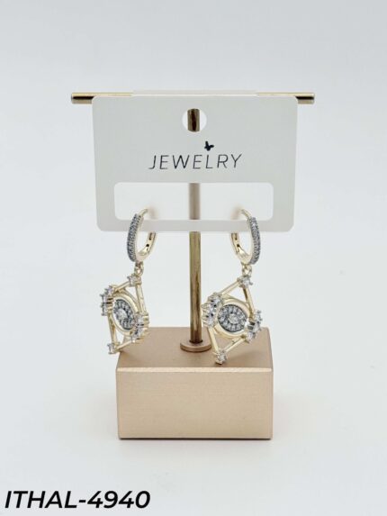 14K Zircon Earrings // ITHAL-4940