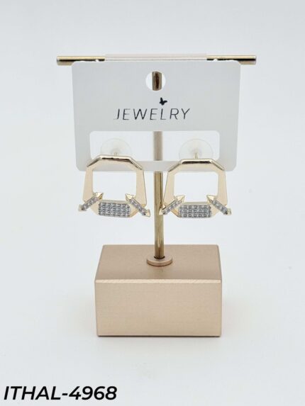 14K Zircon Earrings // ITHAL-4968