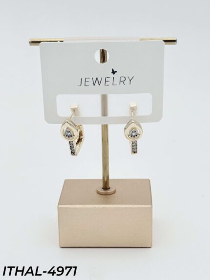 14K Zircon Earrings // ITHAL-4971