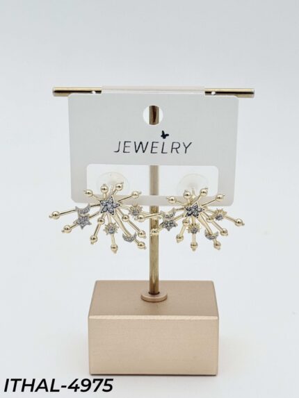 14K Zircon Earrings // ITHAL-4975