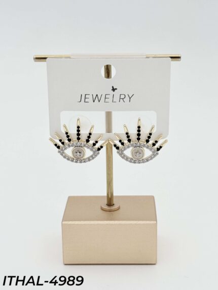 14K Zircon Earrings // ITHAL-4989