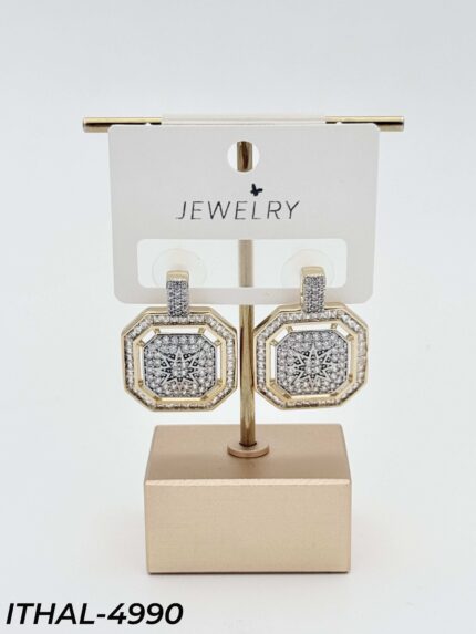 14K Zircon Earrings // ITHAL-4990