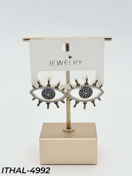14K Zircon Earrings // ITHAL-4992