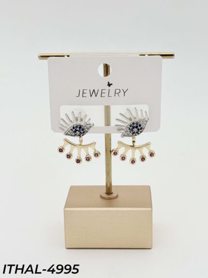 14K Zircon Earrings // ITHAL-4995